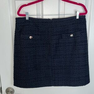 Loft skirt with front pockets, zipper in the back size 14